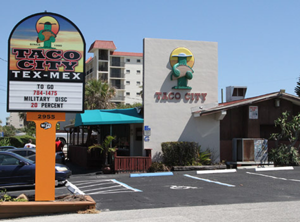 Taco City - the most delicious tex-mex dive joint around. 